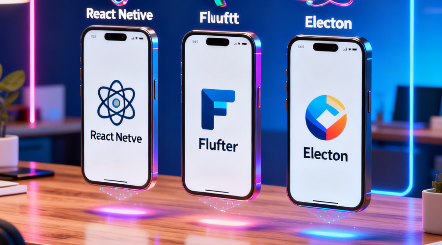 2026年企业聊天软件跨平台技术方案：React Native vs Flutter vs Electron
