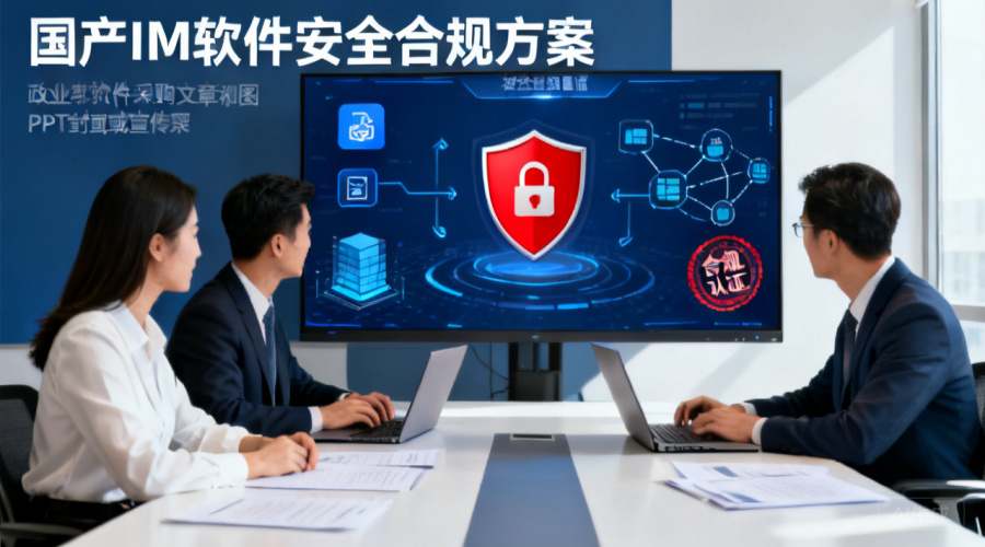 国产IM软件安全合规能力对比：政企采购前必须关注的三个维度