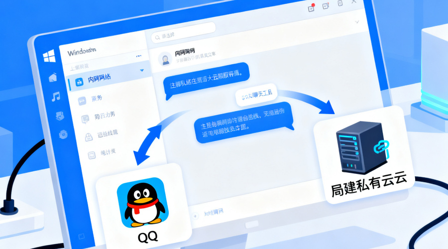 windows内网聊天选QQ还是自建？3种主流方案对比分析