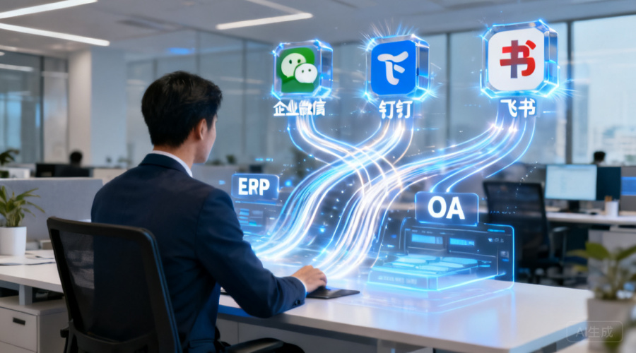 国产IM软件集成生态横向评测：连接ERP与OA的效率差异