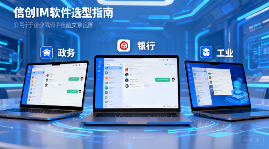 国产信创IM分场景推荐：政企/金融/制造各适合哪款？