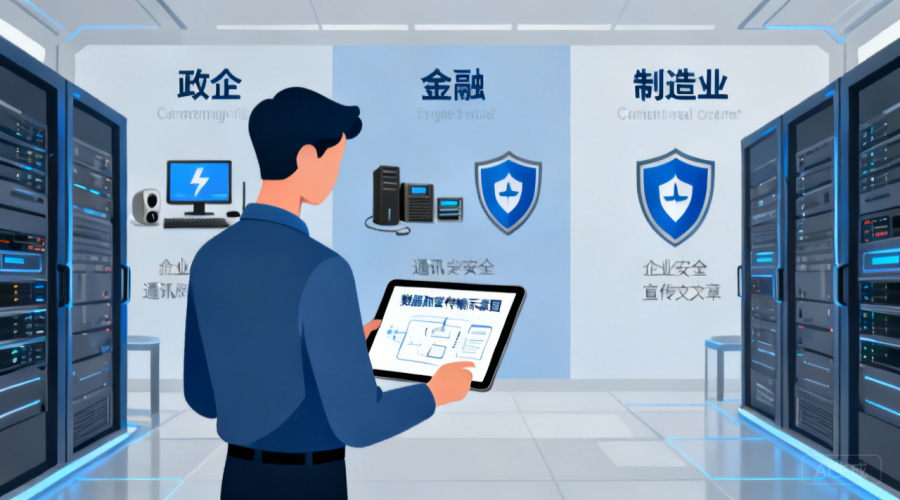 企业数据安全通讯分场景推荐：政企/金融/制造各适合哪款？