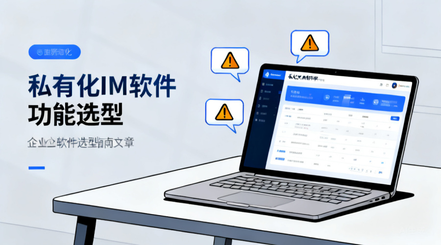 私有化IM软件功能选型避坑：这3个误区一定要注意